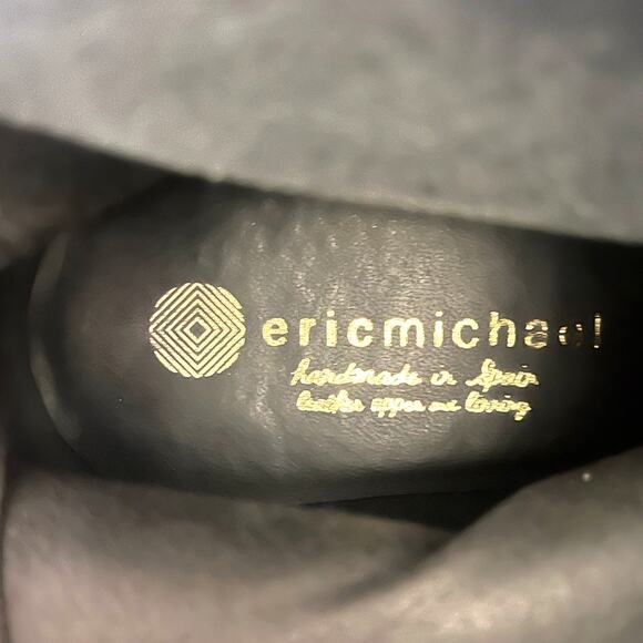 Eric Michael Ankle Boot Size 41 Valley Black Leather Handmade Spain Lightweight - Picture 11 of 13